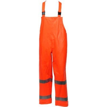 TINGLEY RUBBER Tingley® Eclipse„¢ Class E FR Overall, Snap Fly Front, Fluorescent Orange/Red, 5XL O44129.5X